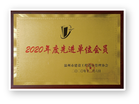 2020年度先进单位会员